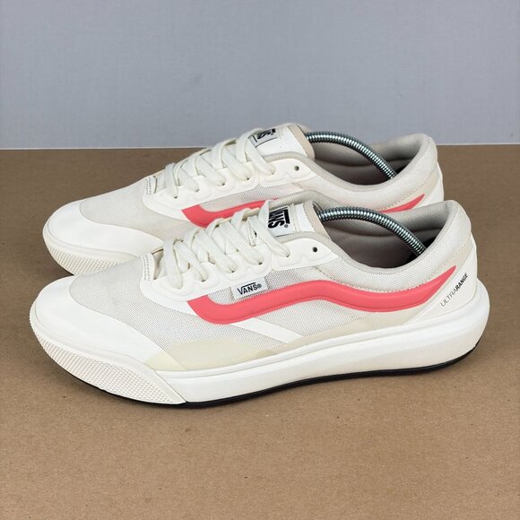 Vans Other - Vans Ultrarange MTE 2.0 Athletic Shoes Mens 8.5 Womens 10 White Coral Pink